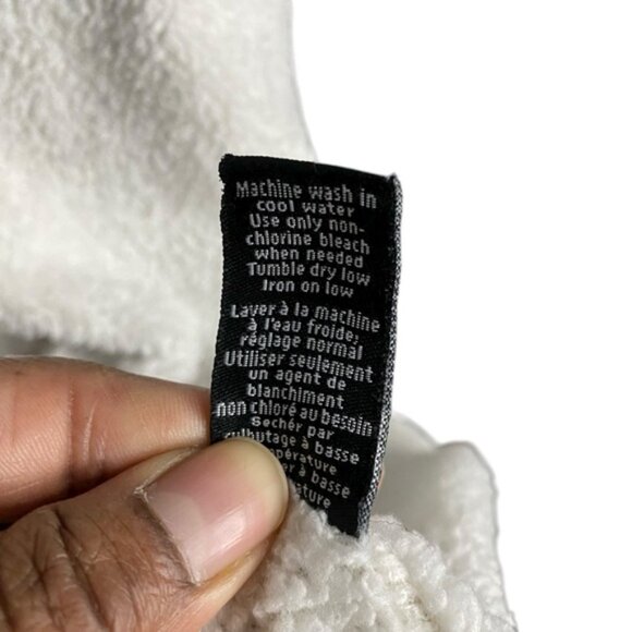 Logan Hill Unisex Blue Plaid Sherpa Lined Lounge Robe - Picture 7 of 9